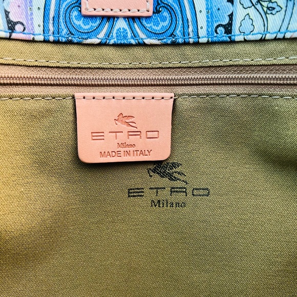 ETRO LARGE SHOPPING BAG TOTE - Picture 2 of 10